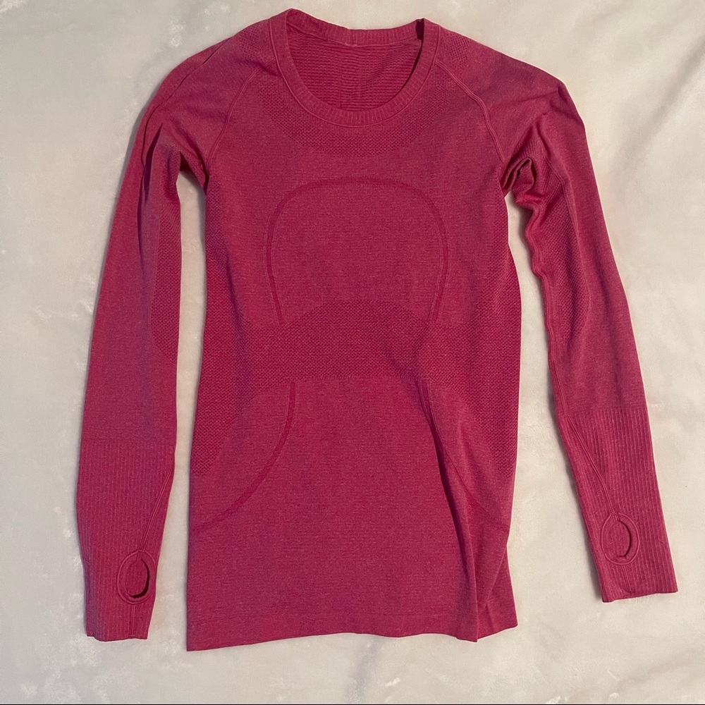 Lululemon swiftly tech long sleeve - pink